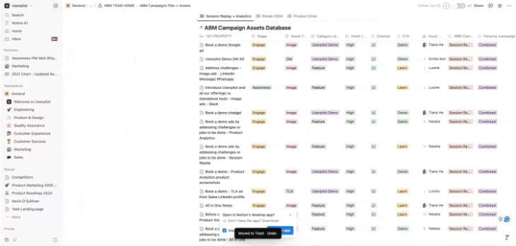 ABM Ad management database